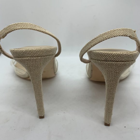 RAYE x House of Harlow Clear Bow Sandal Heels - Picture 5 of 5